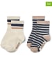 Wheat 2er-Set: Socken in Creme/ Dunkelblau
