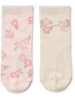 Wheat 2er-Set: Socken "Luna" in Creme/ Rosa