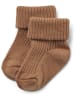 Wheat Woll-Socken in Hellbraun