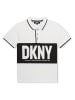 DKNY Poloshirt in Schwarz/ Weiß