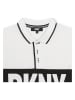 DKNY Poloshirt in Schwarz/ Weiß