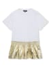 DKNY Blousejurk wit/goudkleurig