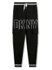 DKNY Spodnie dresowe w kolorze czarnym