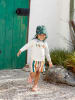 Lässig Badeshorts in Creme