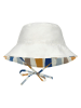 Lässig Wende-Sonnenhut in Bunt/ Creme
