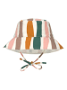 Lässig Wende-Sonnenhut in Creme/ Bunt