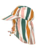 Lässig Schirmmütze in Creme/ Bunt