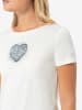 super.natural Shirt ''Heartwood Tee'' in Weiß