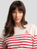 BIG STAR Sweatshirt in Weiß/ Rot