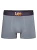 LEE Underwear 3er-Set: Boxershorts "Lucan" in Grau/ Schwarz
