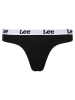 LEE Underwear 3er-Set: Slips "Diana" in Weiß/ Schwarz/ Grau