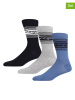 Wrangler 3er-Set: Socken "Hislop" in Schwarz/ Blau/ Grau