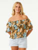 Rip Curl Blouse lichtblauw/lichtbruin