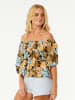 Rip Curl Blouse lichtblauw/lichtbruin