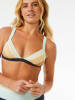 Rip Curl Biustonosz bikini w kolorze turkusowo-pomarańczowym