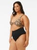 Rip Curl Biustonosz bikini w kolorze jasnobrązowo-czarnym
