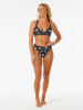 Rip Curl Bikini-Hose in Schwarz/ Weiß