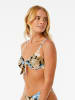 Rip Curl Bikini-Oberteil in Hellblau/ Hellbraun