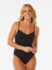 Rip Curl Badeanzug in Schwarz