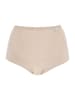 COTONELLA Pełne figi high waist w kolorze beżowym