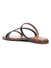 Geox Leren slippers "Sozy Plus" zwart
