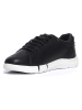 Geox Skórzane sneakersy "Adacter" w kolorze czarnym