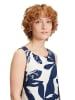 CARTOON Jurk wit/donkerblauw