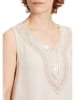 CARTOON Leinen-Kleid in Creme