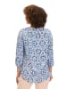 CARTOON Bluse in Hellblau/Orange