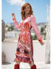 miss goodlife Kleid in Rot/ Rosa