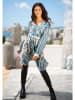 miss goodlife Jurk wit/donkerblauw