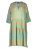 miss goodlife Jurk mosterdgeel/turquoise