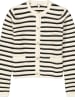 Garcia Cardigan in Weiß/ Schwarz