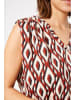 Garcia Top rood/crème/bruin