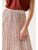 Garcia Plissee-Rock in Beige/ Schwarz
