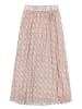 Garcia Plissee-Rock in Beige/ Schwarz