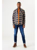 Garcia Blouse donkerblauw/oranje