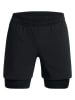 Under Armour Trainingsshort "Vanish Elite 2in1" zwart