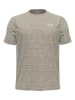 Under Armour Koszulka sportowa "Tech Textured" w kolorze beżowym