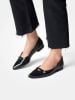 Paul Green Leder-Ballerinas in Schwarz