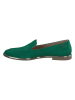 Paul Green Leren mocassins groen