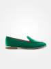 Paul Green Leren mocassins groen