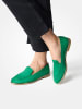 Paul Green Leren mocassins groen