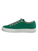 Paul Green Leder-Sneakers in Grün