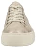 Paul Green Leren sneakers zilverkleurig
