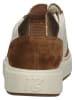 Paul Green Leder-Sneakers in Beige/ Braun