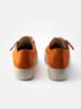 Paul Green Leder-Sneakers in Orange