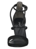 Paul Green Leder-Sandaletten in Schwarz