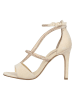 Paul Green Leder-Sandaletten in Beige