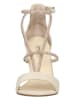 Paul Green Leder-Sandaletten in Beige
